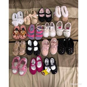 15 pair of shoes; infant to Toddler 6